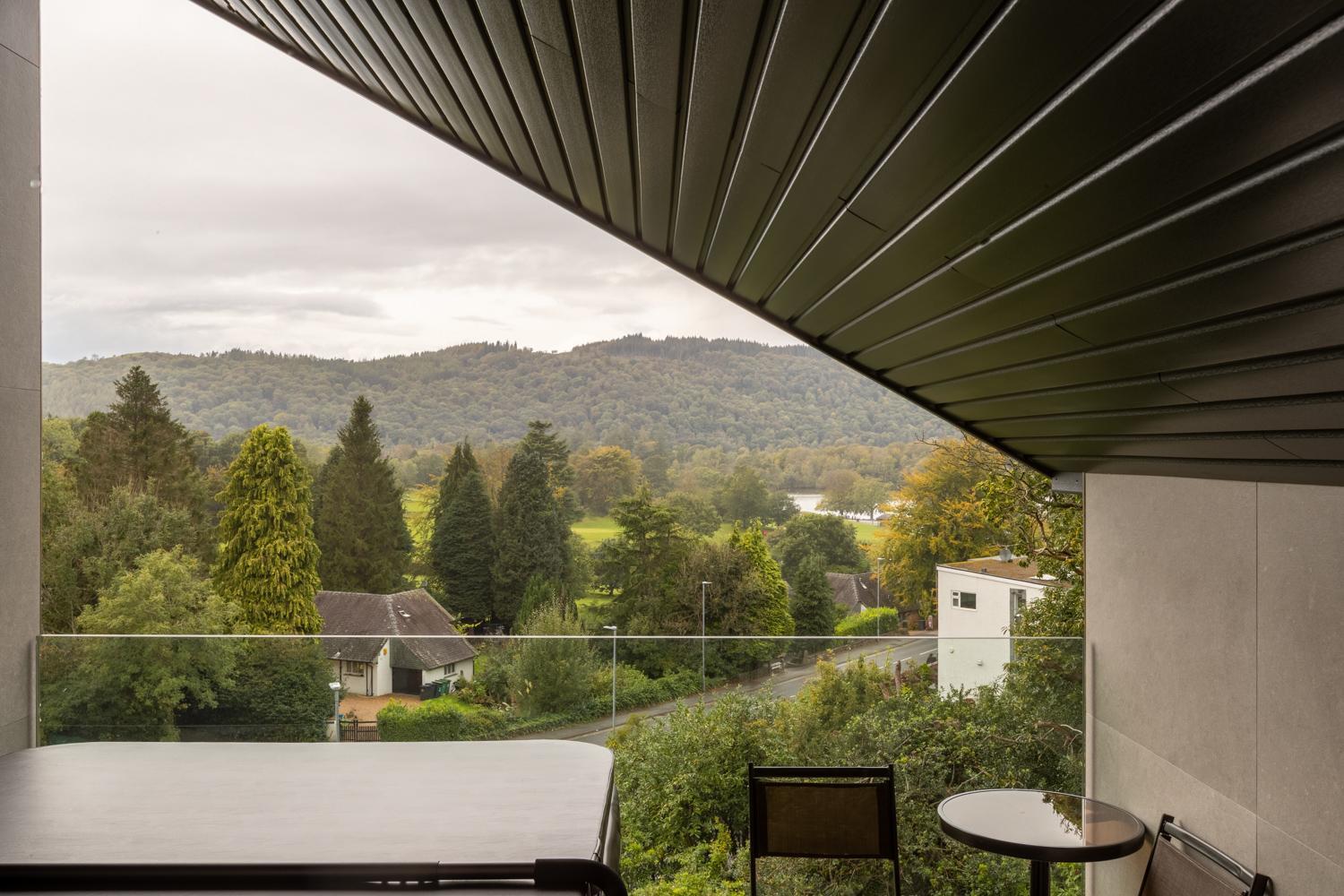 Lakes Hotel & Spa Bowness-on-Windermere Chambre photo View from the balcony of a guest room